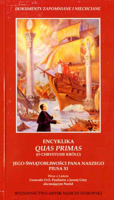 Encyklika Quas primas (O Chrystusie Królu)